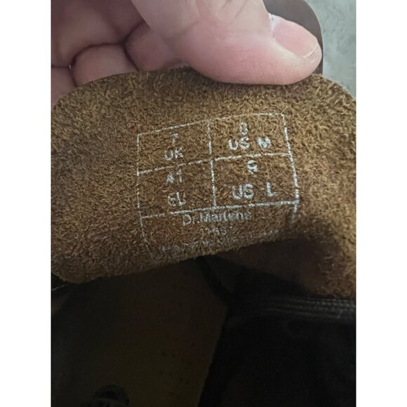 Dr. Martens Brown Leather Lace-Up Ankle Boots Mens Size 9 US - Picture 5 of 11